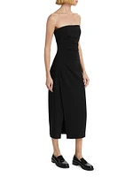 Shira Strapless Midi-Dress