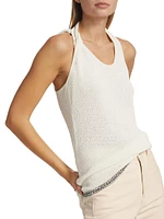 Stevie Twist Textured Knit Top