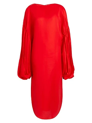 Zelma Bishop-Sleeve Dress