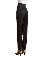 Lenn Satin Cigarette Pants