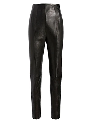 Lenn Leather Cigarette Pants