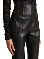 Lenn Leather Cigarette Pants