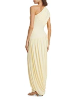 Ugbad Draped Jersey Maxi Dress