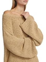 Juin Oversized Cotton-Blend Sweater