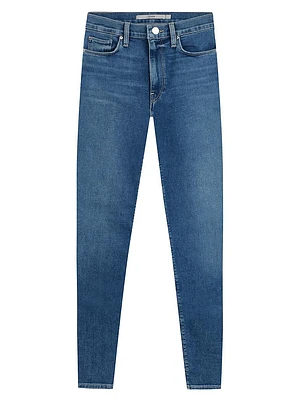 Barbara High-Rise Super Skinny Ankle Jeans