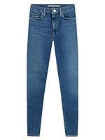 Barbara High-Rise Super Skinny Ankle Jeans