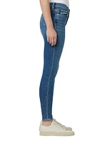 Barbara High-Rise Super Skinny Ankle Jeans