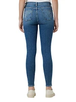 Barbara High-Rise Super Skinny Ankle Jeans