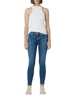 Barbara High-Rise Super Skinny Ankle Jeans