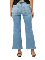 Rosie High-Rise Wide-Leg Ankle Jeans