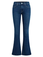 Nico Mid-Rise Barefoot Boot-Cut Jeans