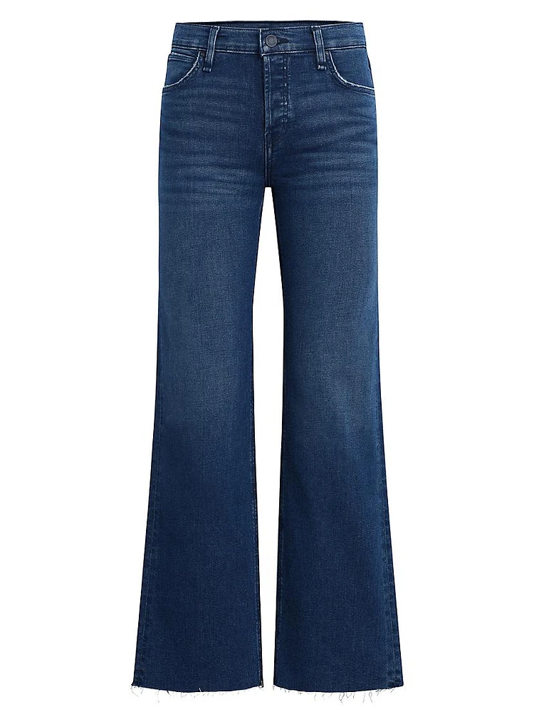 Petite Rosie High-Rise Wide-Leg Jeans