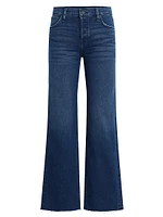 Petite Rosie High-Rise Wide-Leg Jeans