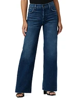 Petite Rosie High-Rise Wide-Leg Jeans