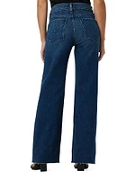 Petite Rosie High-Rise Wide-Leg Jeans