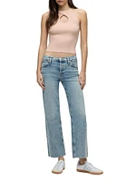 Rosie High-Rise Straight Jeans