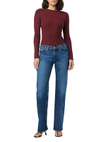 Kelli Low-Rise Loose-Fit Straight Jeans