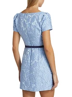 Terri Jacquard Relief Minidress