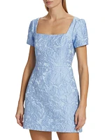 Terri Jacquard Relief Minidress