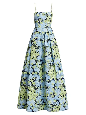 Beau Floral Faille Ballgown