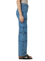 Sandlot High-Rise Straight-Leg Cargo Jeans