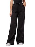 Drawstring Wide-Leg Pants