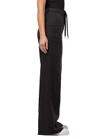 Drawstring Wide-Leg Pants