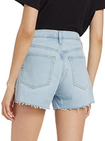 Le Brigette High-Rise Cut-Off Stretch Jean Shorts