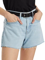 Le Brigette High-Rise Cut-Off Stretch Jean Shorts