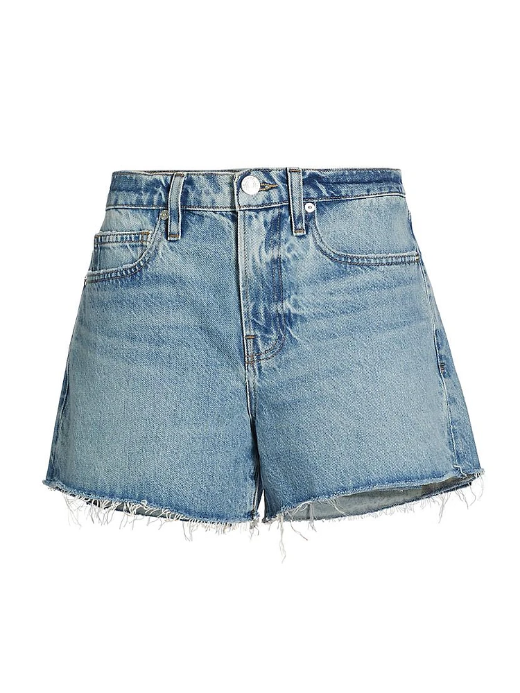 Le Brigette Frayed Denim Shorts