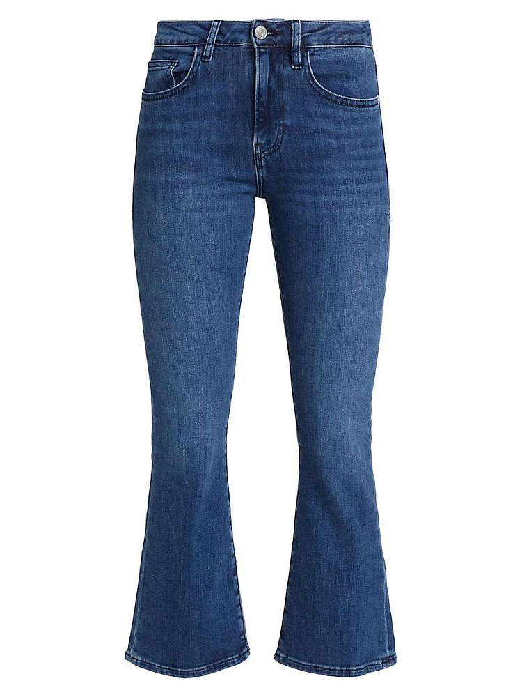 Le Mini Crop Boot-Cut Jeans