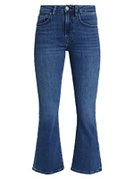 Le Mini Crop Boot-Cut Jeans