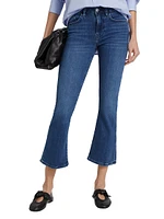 Le Mini Crop Boot-Cut Jeans