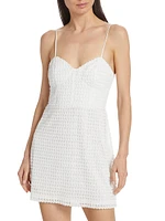 Ayala Beaded Sweetheart Minidress