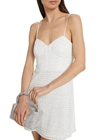 Ayala Beaded Sweetheart Minidress