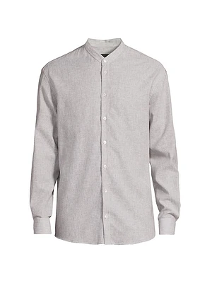 Naru Linen-Blend Button-Up Shirt