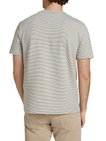 Striped Cotton-Blend T-Shirt