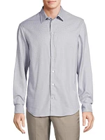 Cotton Button-Front Sportshirt