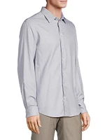 Cotton Button-Front Sportshirt