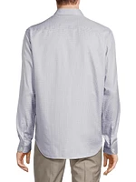 Cotton Button-Front Sportshirt