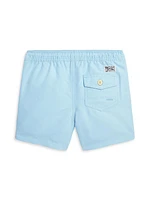 Little Boy's & Boy's Logo Swim Trunks