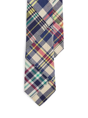 Boy's Plaid Patchwork Tie