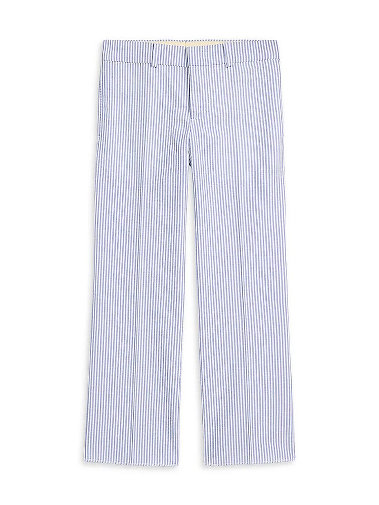 Little Boy's & Striped Seersucker Pants