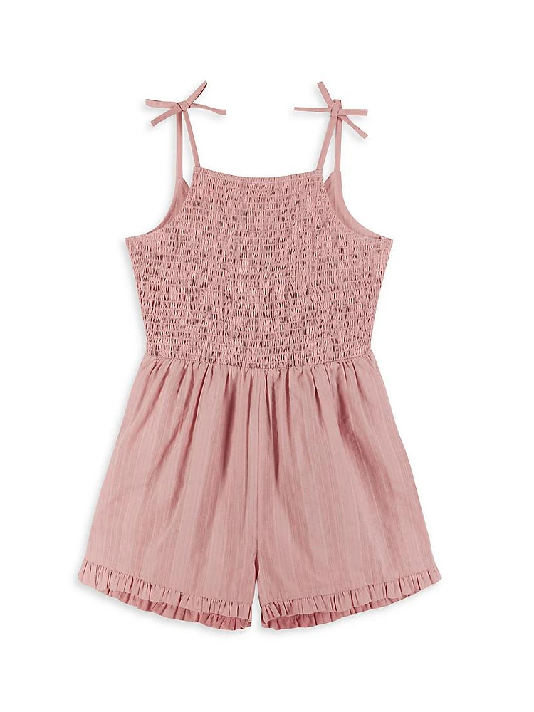 Little Girl's & Smocked Cotton Romper