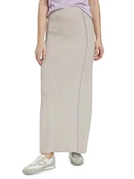 Rib-Knit Maxi Skirt