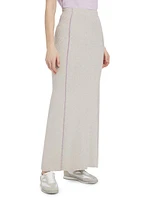 Rib-Knit Maxi Skirt