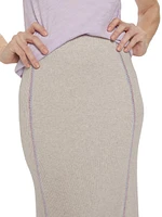 Rib-Knit Maxi Skirt