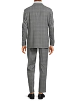 Siena Plaid Wool Single-Breasted Suit