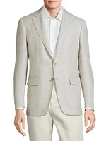 Kei Wool-Blend Two-Button Sport Coat