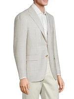 Kei Wool-Blend Two-Button Sport Coat